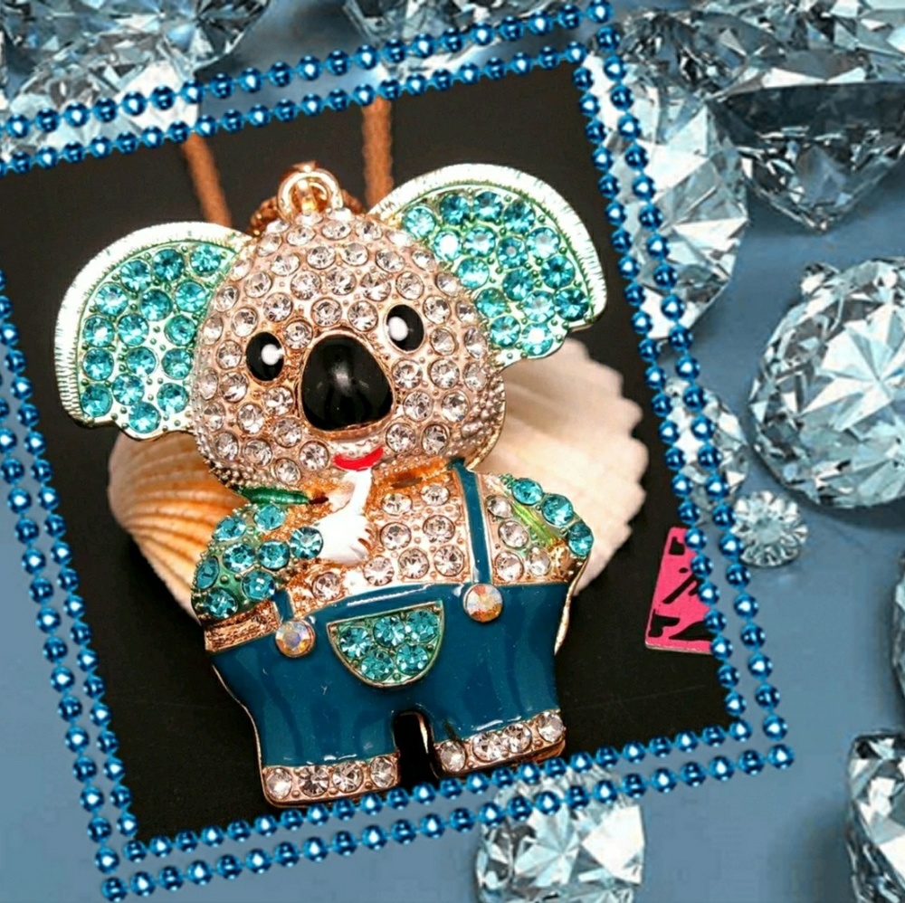 Betsey Johnson Koala Bear Necklace